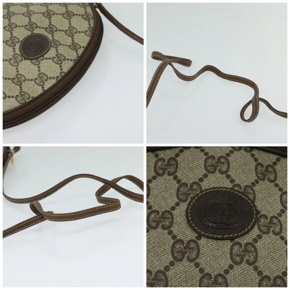 GUCCI GG Supreme Shoulder Bag PVC Beige Gold Auth 128434 - Picture 16 of 16